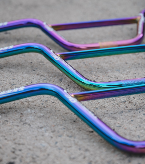 CRMO Bars 8" Oil slick Bombshell