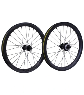 Carbon wheelset Mini/Expert 28H V-brake Bombshell